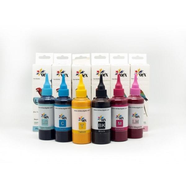 ست 6 رنگ جوهر پرینتر سابلیمیشن اپسون WOX Sublimation ink 100ml